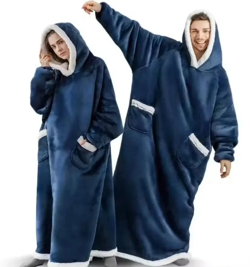Pyjama couverture polaire 180 cm à manches