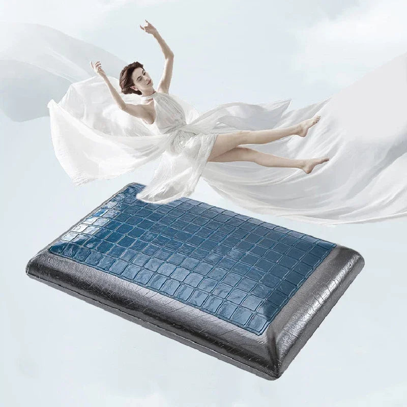 Oreiller rafraîchissant en mousse à mémoire et charbon de bambou