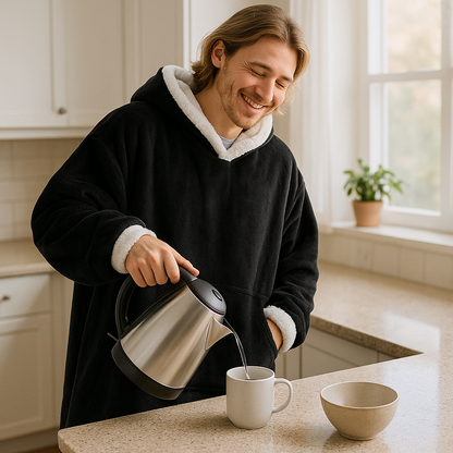 Pyjama couverture polaire 180 cm à manches