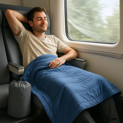 Couverture estivale rafraîchissante lestée