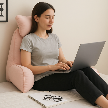 Coussin de lecture pour lit en mousse à mémoire