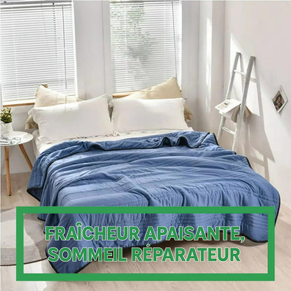 Couverture estivale rafraîchissante lestée