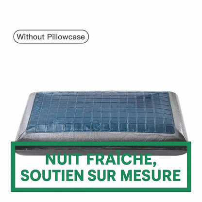 Oreiller rafraîchissant en mousse à mémoire et charbon de bambou