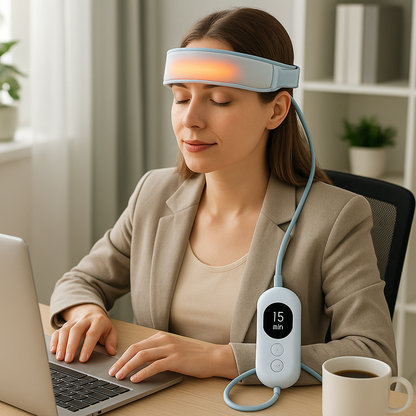 Bandeau masseur de tête électrique